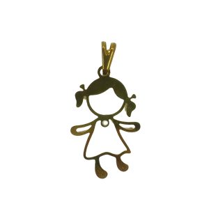 PINGENTE MENINA BRUTO