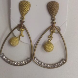 ARGOLA PEND. ZIRC. CARRE BRUTO
