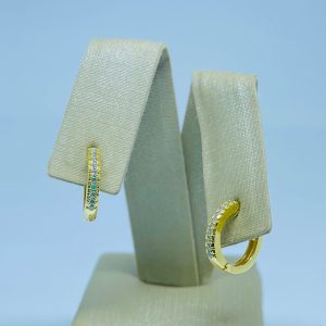 ARGOLA CRAV. W13 SM BANHO DOURADO