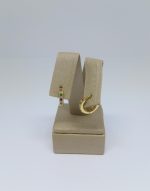 ARGOLA COLORIDA BANHO DOURADO