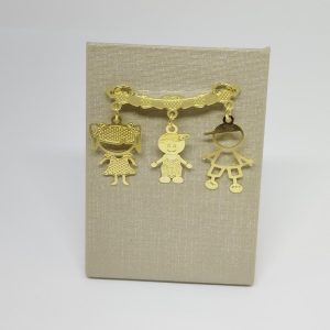 PINGENTE FILHOS BANHO DOURADO
