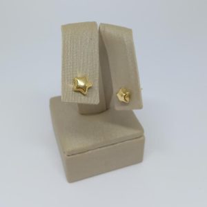 BRINCO ESTRELA BANHO DOURADO