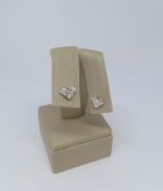 BRINCO ZIRCONIA DIAMANTE CRISTAL BANHO DOURADO