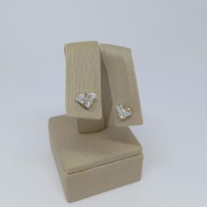 BRINCO ZIRCONIA DIAMANTE CRISTAL BANHO DOURADO