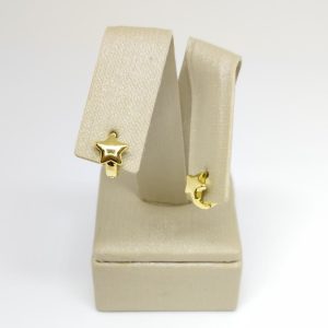 ARGOLA DE PRESSAO ESTRELA PEQ BANHO DOURADO