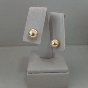 BRINCO BOLA 8MM LATAO BANHO DOURADO