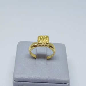 ANEL CHUVEIRO QUADRADO BANHO DOURADO