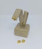 ARGOLA DE CLIQUE CRUZ CRAV. BANHO DOURADO