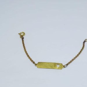 PULSEIRA INFANTIL PLACA ESTRELA VAZ BRUTO