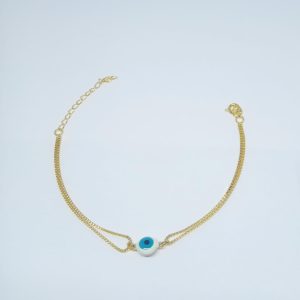 PULSEIRA OLHO GREGO RCV1.0 BANHO DOURADO