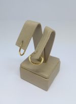 ARGOLA DE ENCAIXE LISA M DO TRIO BANHO DOURADO