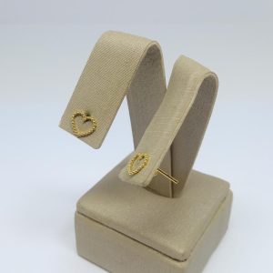 BRINCO CORACAO DE ESFERA  VAZ. BANHO DOURADO