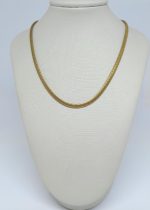 CHOKER MALHA 4MM BRUTO