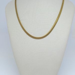 CHOKER MALHA 4MM BRUTO