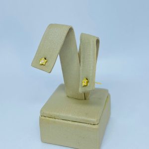 BRINCO ESTRELA CRAV. TAM 05 BANHO DOURADO