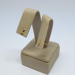 BRINCO LUA TRES ZIRC. BANHO DOURADO