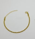 PULSEIRA CORR TRANC 3MM BANHO DOURADO