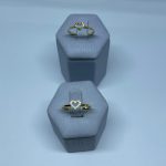 ANEL CORACAO CRAV. VAZ. BANHO DOURADO