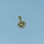 PINGENTE CORACAO 100W CRAV BANHO DOURADO