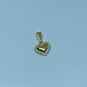 PINGENTE CORACAO 100W CRAV BANHO DOURADO