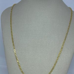 CORDAO 60CM ELOS BANHO DOURADO