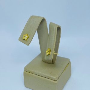 BRINCO ESTRELA CRAV. TAM 07 BANHO DOURADO