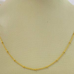 CORDAO INF. 1518 38CM SM BANHO DOURADO