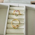 ANEL CORACAO VAZ. CRAV. SM BANHO DOURADO