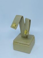 BRINCO ESTRELA CRAV. TAM 09 BANHO DOURADO