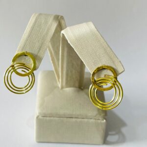 BRINCO CIRCULAR ESPIRAL LISO BRUTO