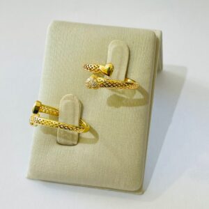 ANEL REGUL. 2 CORACOES BANHO DOURADO