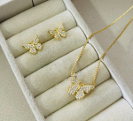 CONJUNTO BORB. TODO CRAV.  BANHO DOURADO