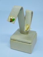 BRINCO ORGANICO CORACAO SM BANHO DOURADO