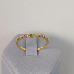 ANEL REGULAVEL CRAV. BANHO DOURADO