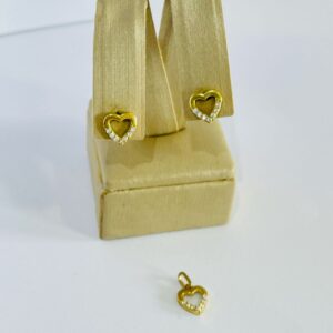 CONJUNTO CORACAO METADE CRAV. BRUTO