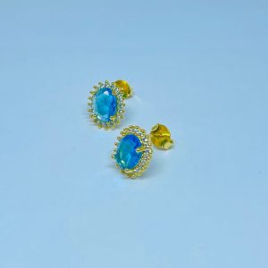 BRINCO CRAV. QUATRO GARRAS G BANHO DOURADO