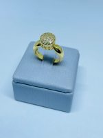 ANEL CHUVEIRO REDONDO CRAV. BANHO DOURADO