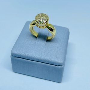 ANEL CHUVEIRO REDONDO CRAV. BANHO DOURADO