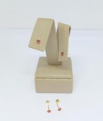 BR BP ZIRC CORACAO 3MM BANHO DOURADO