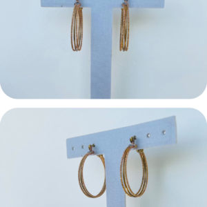 ARGOLA LISA TRES FIOS  BRUTO
