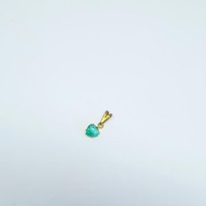 PINGENTE ZIRCONIA DE CORACAO 6MM BRUTO