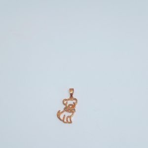 PINGENTE CACHORRO CM COLEIRA CRAV. BRUTO
