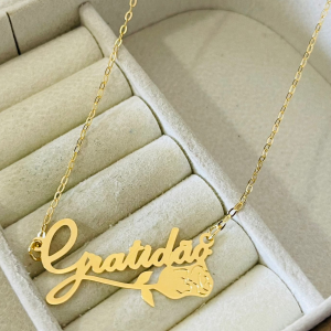 GARGANTILHA GRATIDAO C CORR ELOS BANHO DOURADO
