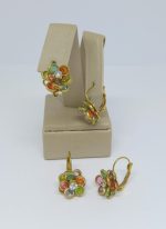 ARGOLA FLOR COLORIDA RB1367 MC BRUTO