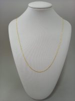 CORDAO 60CM ELOS FINOS DESENHADOS SM BANHO DOURADO