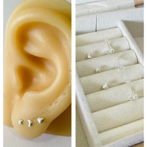 TRIO LUA/ESTRELA/CORACAO PRATA